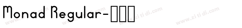 Monad Regular字体转换